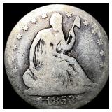 1853 Arrows Seated Liberty Half Dollar NICELY CIRC