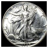 1942-D Silver Half Dollar CHOICE BU