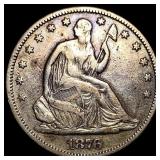1876 Seated Liberty Half Dollar ABOUT UNCIRCULATED