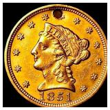 1851 $2.50 Liberty Head Quarter Eagle HIGH GRADE