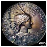 1910 Switzerland, Bern Silver Shooting Medal Toned