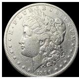 1890-CC Silver Morgan Dollar NEARLY  UNCIRCULATED