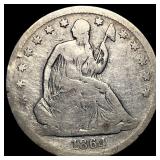 1864-S Silver Half Dollar LIGHTLY CIRCULATED