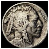 1918-D Buffalo Nickel LIGHTLY CIRCULATED