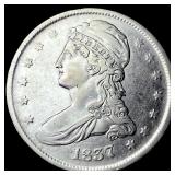 1837 Capped Bust Half Dollar CHOICE AU