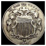 1876 Shield Nickel CLOSELY UNCIRCULATED