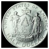 1920 Silver Maine Centennial Half Dollar  NEARLY