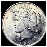 1922 Silver Peace Dollar UNCIRCULATED