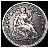1857 Silver Half Dime CLOSELY UNCIRCULATED