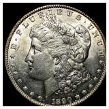 1890-S Silver Morgan Dollar CHOICE BU