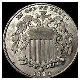 1883 Shield Nickel UNCIRCULATED