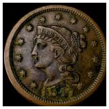 1847 Braided Hair Large Cent CLOSELY UNCIRCULATED