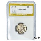 1925 Buffalo Nickel PGA MS66