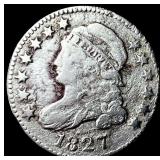 1827 Capped Bust Silver Dime NEARLY UNCIRCULATED