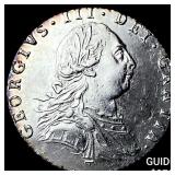 1787 Great Britain George III Silver 6 Pence CHOIC