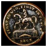 1863 Civil War Token - Washington Union Forever LI