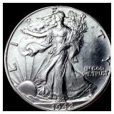 1942 Walking Liberty Half Dollar CHOICE BU