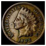 1908-S Indian Head Cent NEARLY UNCIRCULATED