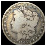 1893-O Silver Morgan Dollar LIGHTLY  CIRCULATED