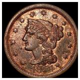 1854 Braided Hair Large Cent CHOICE AU