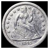 1842 Seated Liberty Dime UNCIRCULATED
