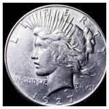 1927-S Silver Peace Dollar CLOSELY UNCIRCULATED