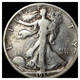 1919-S Silver Walking Liberty Half Dollar NEARLY U