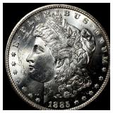 1885 Morgan Silver Dollar GEM BU