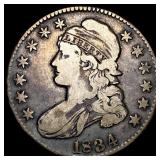 1834 Capped Bust Half Dollar LIGHTLY CIRCULATED