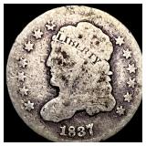 1837 Capped Bust Half Dime NICELY CIRCULATED