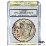 1889 Morgan Silver Dollar PNGS MS66