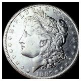 1887-S Silver Morgan Dollar CLOSELY UNCIRCULATED
