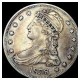 1838 Capped Bust Half Dollar CLOSELY UNCIRCULATED