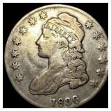 1836 Capped Bust Half Dollar 50C O-106 LIGHTLY CIR