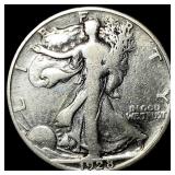 1928-S Silver Walking Liberty Half Dollar LIGHTLY