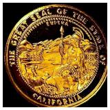 1984 California Gold 0.5 oz .999 Fine Round GEM BU