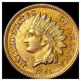 1861 Copper-Nickel Indian Head Cent CLOSELY UNCIRC