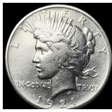 1921 Silver High Relief Peace Dollar  UNCIRCULATE