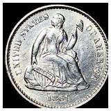 1861 Silver Half Dime CHOICE BU