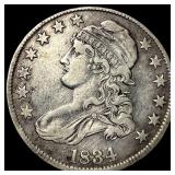 1834 Capped Bust Half Dollar NEARLY UNCIRCULATED