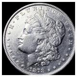 1878 Silver Morgan Dollar NEARLY UNCIRCULATED