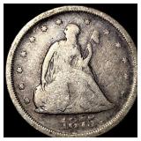 1875-S Silver Twenty Cents LIGHTLY CIRCULATED