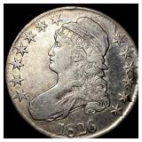 1826 Capped Bust Half Dollar NEARLY UNCIRCULATED