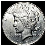 1928 Silver Peace Dollar CLOSELY UNCIRCULATED