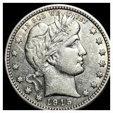 1915-D Silver Barber Quarter UNCIRCULATED