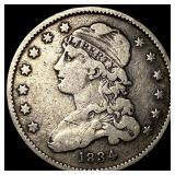 1834 Capped Bust Quarter LIGHTLY CIRCULATED