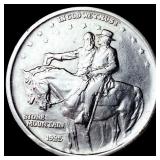 1925 Silver Stone Mountain Half Dollar UNCIRCULATE