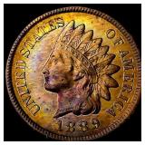 1889 Indian Head Cent CLOSELY UNCIRCULATED