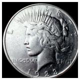 1923 Silver Peace Dollar CLOSELY UNCIRCULATED
