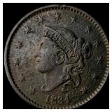 1834 Coronet Head Large Cent NEARLY UNCIRCULATED